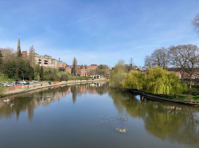 Downriver from the English Bridge