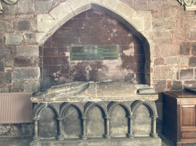 Tomb of Roger de Montgomery, founder of the Abbey