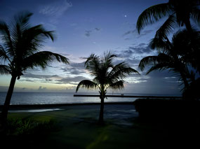 Dawn at Turneffe; why are we up?
