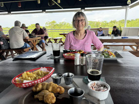 Lunch on the Barge