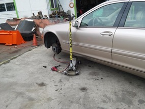 Holding our breath ~ if the tire could be fixed
