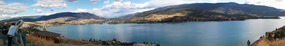 Panorama view of Lake Kalamalka
