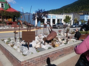 White Sturgeon sculpture