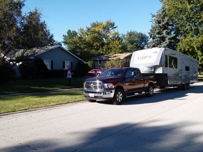 Safely arrived in N Aurora at Johnson's home