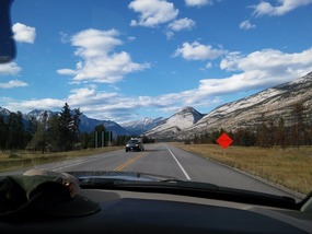 Leaving the "low lands" headed to the Icefields