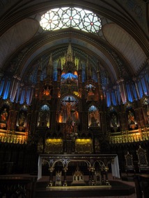 Altar at Notre Dame Basilica