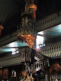 Ornate and Unique Carved Pulpit