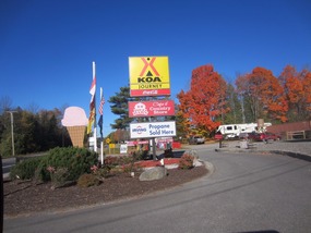 Camping at the KOA Banger/Holden, ME