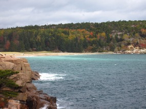 Beach Between Cliffs
