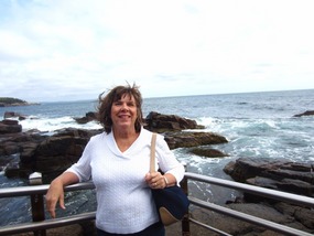 Sharon at Thunder Hole