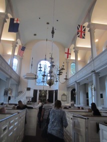 Interior of Old North Church