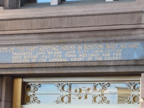 Site of first meeting house 1632