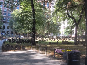 View of Granary Burying Ground
