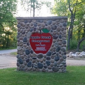 At the entrance to our campground