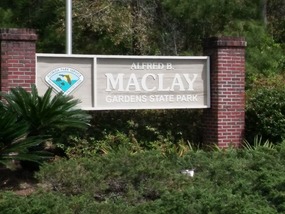 Entrance to the Alfred B. Maclay State Gardens