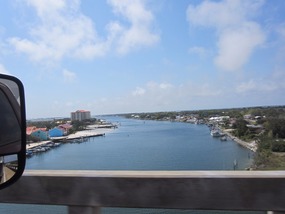 crossing over from Florida to Alabama