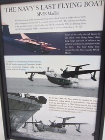 The Navy's last flying boat