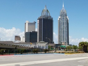 Downtown Mobile from the Museum