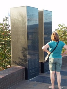 Memorial to those who died on 9-11