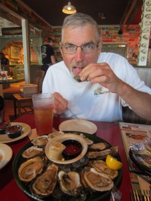 Sampler of Alabama oysters