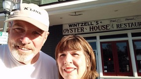 Selfie in front of Wintzell's Oyster House