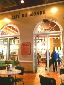 Famous cafe -- since 1860 in the French Market