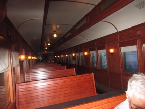 Rail car where the journey begins