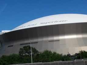 Superdome drive by