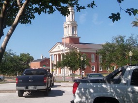 Beautiful church across from the Visitors Center