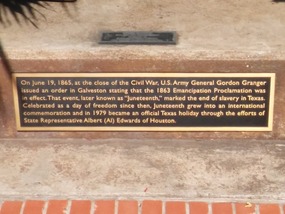 Emancipation Proclamation was in effect in Texas!