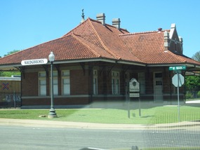 Historic train station in Nacogdoches.