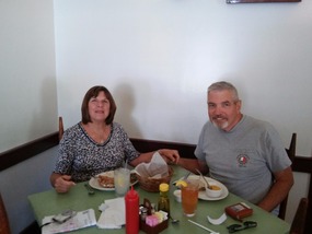 Having lunch at Williams Tavern Restaurant