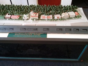 A model of Bathhouse Row