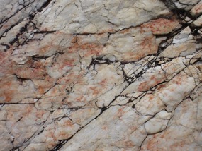 Close-up of the Novaculite rock - beautiful!