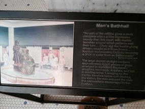 Description of the men's bath hall.