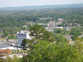 Overlooking the Hot Springs