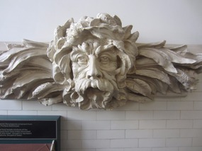 The head of Neptune - god of water