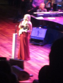 Ashley Campbell performing