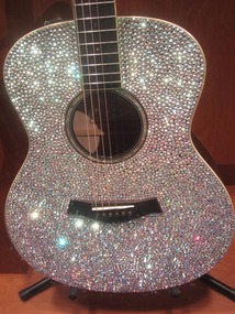 Swift's guitar with Swarovski crystal rhinestones