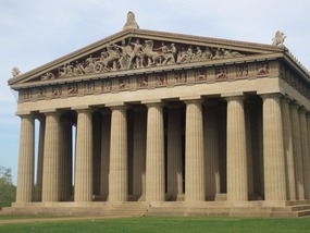 The full scale Parthenon