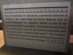 Description of Elvis' Cadillac