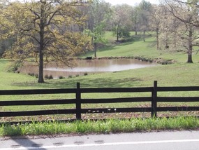 Our campground in the country outside of Nashville