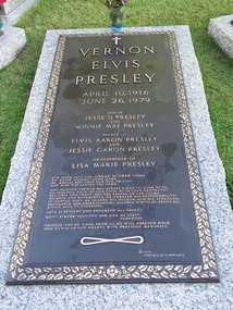 Elvis' father's grave