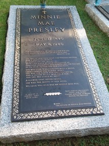 Minnie Mae Presley - Elvis' grandmother