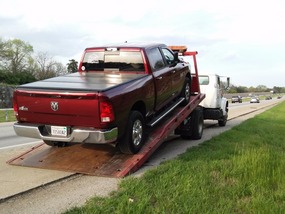 Big Red getting a "lift"!