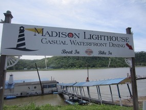 Madison Lighthouse Restaurant - on a barge!
