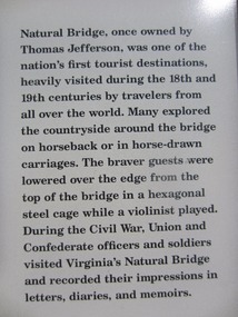 Natural Bridge information