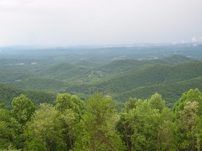 A View of Rock Castle Gorge from Rocky Knob