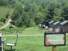 Very nice cabins at the campground