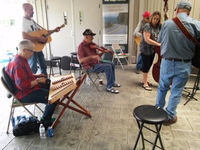Different instruments in the jam session